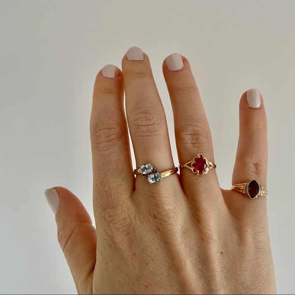 ✨VINTAGE✨RINGS✨‎ Authentic Stones ✨ From My Private Collection ✨ - Picture 7 of 9